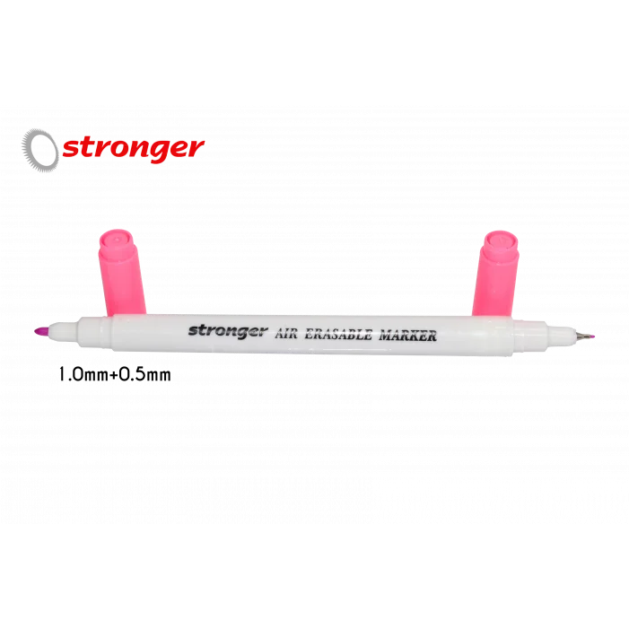Çift Başlı Pembe Hava İle Uçan Kalem 0,5mm+ 1.0mm
