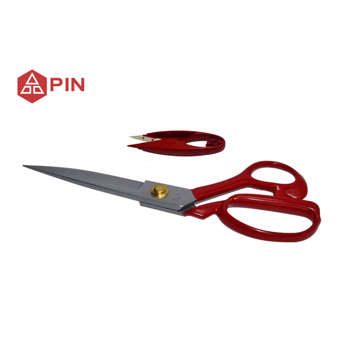 Kırmızı Saplı Prof.Paslanmaz Çelik Terzi Makası 11