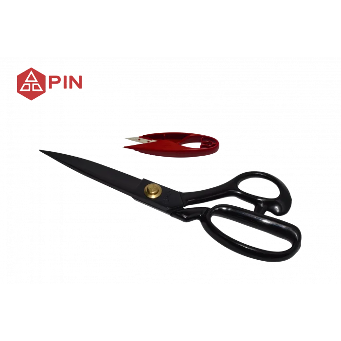 Profesyonel Paslanmaz Çelik Siyah Terzi Makası 10