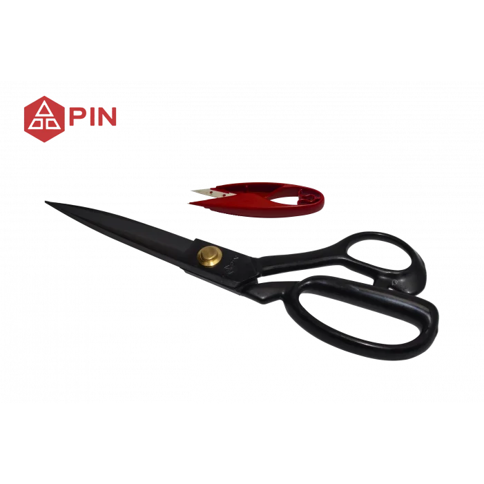 Profesyonel Paslanmaz Çelik Siyah Terzi Makası 11