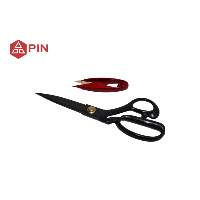 Profesyonel Paslanmaz Çelik Siyah Terzi Makası 8