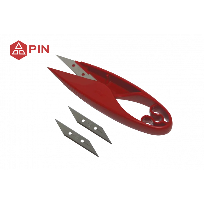 Yedek bıçaklı İplik temizleme makası