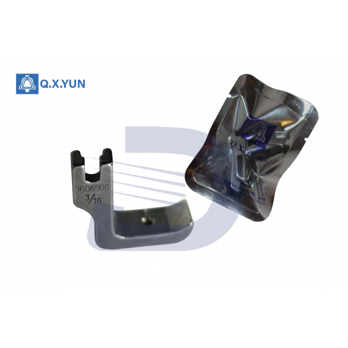 Düz Makine Fitil Ayağı (Çift Kanallı)  3/16