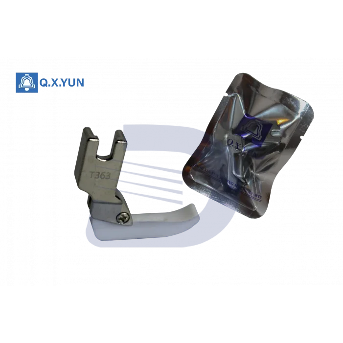 Düz Makine Plastik Fermuar Ayağı  Çiftli