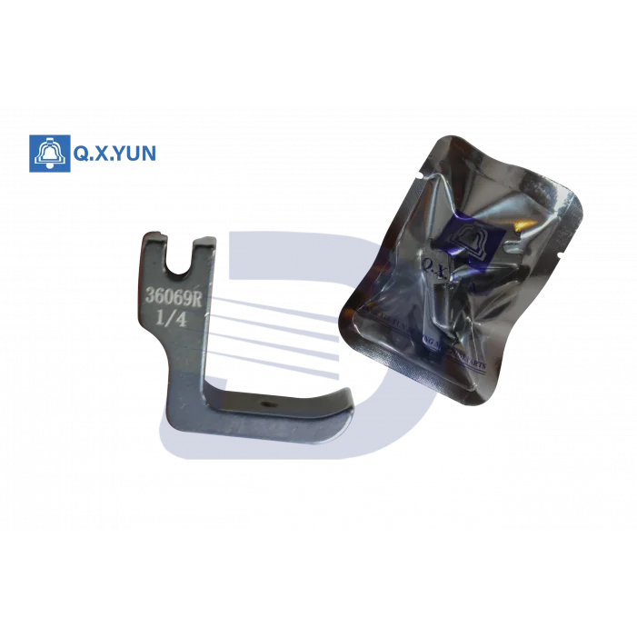 Düz Makine Tek kanallı fitil ayağı (sağ) 1/4