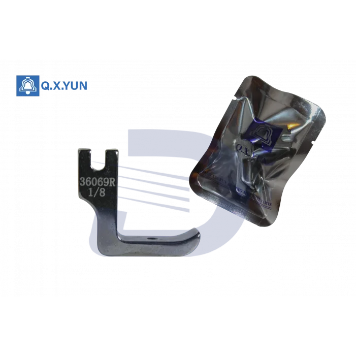 Düz Makine Tek kanallı fitil ayağı (sağ) 1/8