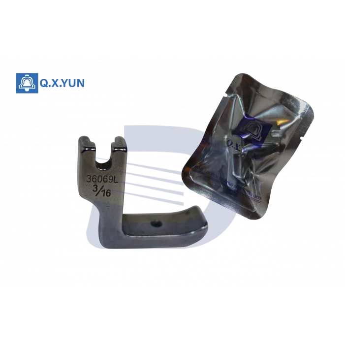 Düz Makine Tek kanallı fitil ayağı (sol) 3/16