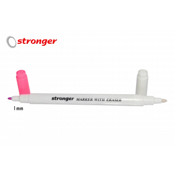 Çift Başlı Hava İle Uçan Pembe ve Silgili Kalem 1.