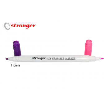 Çift Başlı Pembe ve Mor Hava İle Uçan Kalem 1.0mm