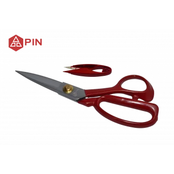 Kırmızı Saplı Prof.Paslanmaz Çelik Terzi Makası 8