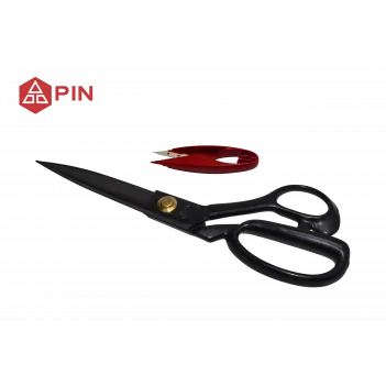 Profesyonel Paslanmaz Çelik Siyah Terzi Makası 11