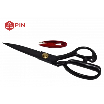 Profesyonel Paslanmaz Çelik Siyah Terzi Makası 12