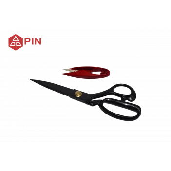 Profesyonel Paslanmaz Çelik Siyah Terzi Makası 8