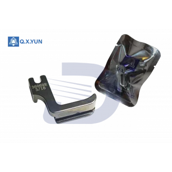 Düz Makine Tek kanallı fitil ayağı (sağ) 3/16