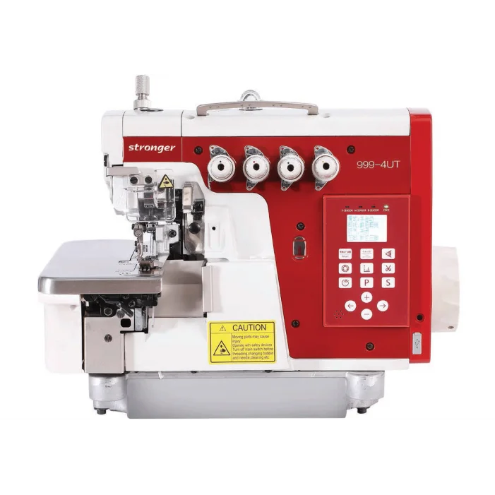 3 İplik Step Motorlu Full Otomatik Overlok