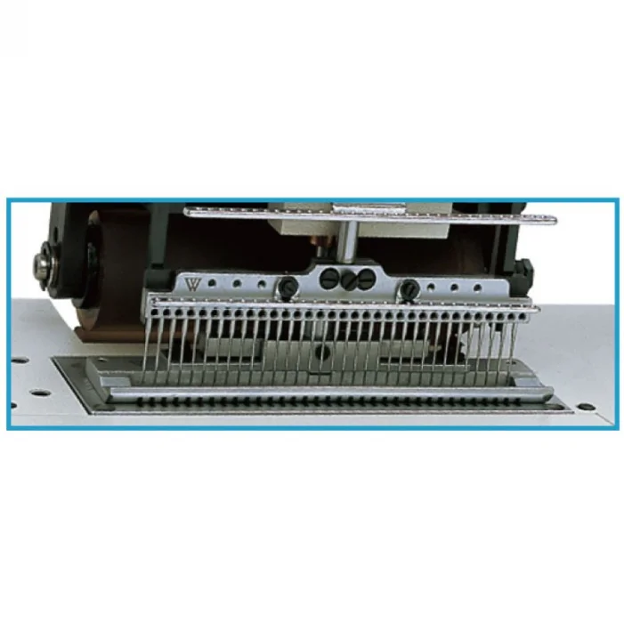 33 İğne Jakarlı Büzgülü Lastik Süs Dikiş (Önden Lastik Vericili)