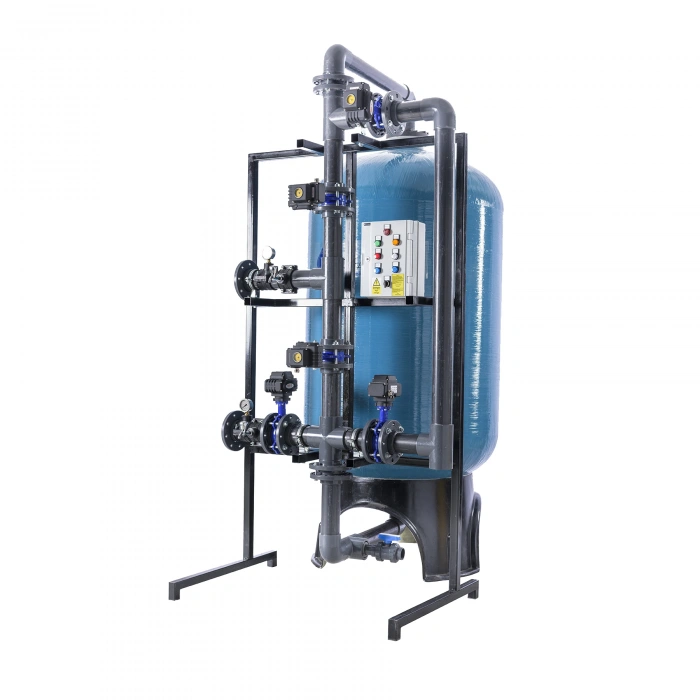 WS FRP TANKLI YÜZEY BORULAMALI KUM FİLTRASYON