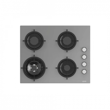 4 Gözlü 1 Gözü Woklu Gazlı Ankastre Cam Ocak