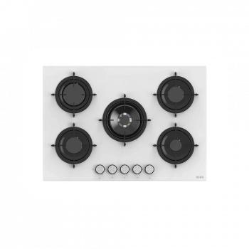 5 Gözlü 74 cm Gazlı Ankastre Cam Ocak