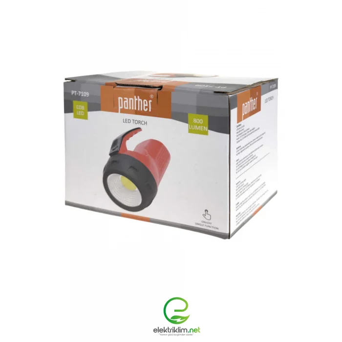 KIRMIZI EL FENERİ PANTHER PT-7109