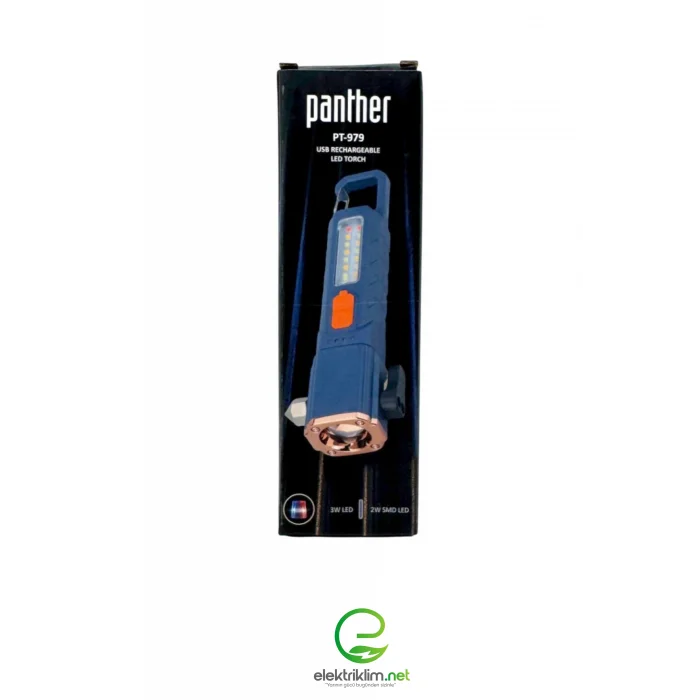 USB Şarjlı Acil Durum El Feneri Panther PT-979