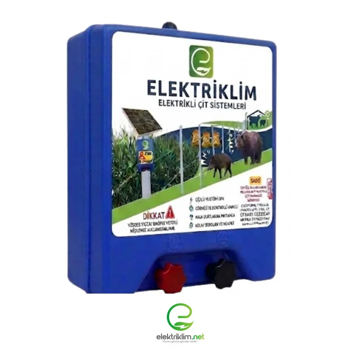 Elektriklim Elektrikli Çit Sistemi (Adaptör -Topraklama Çubuğu Dahil)