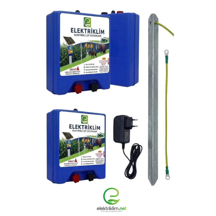 Elektriklim Elektrikli Çit Sistemi (Adaptör -Topraklama Çubuğu Dahil)