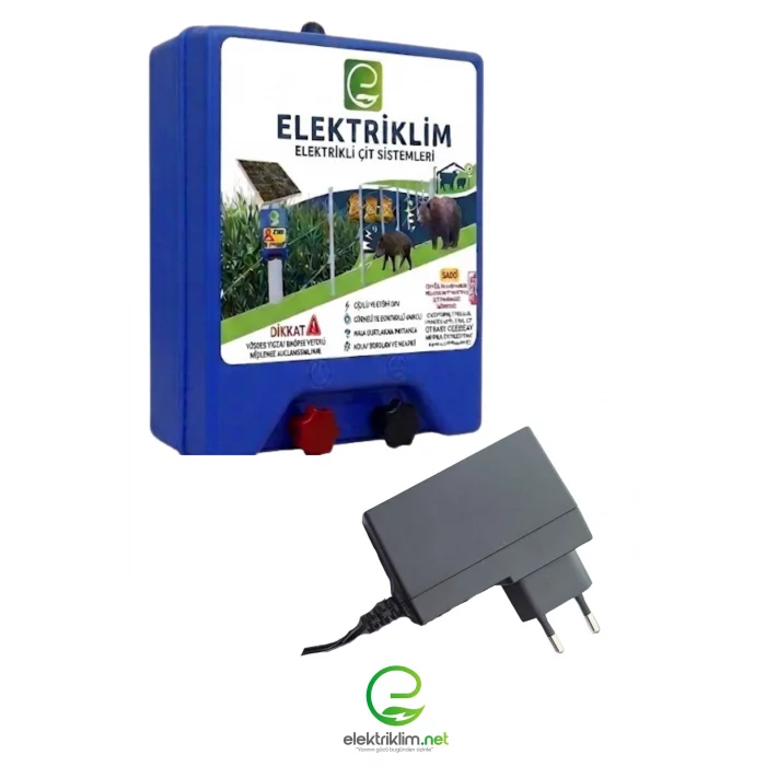Elektriklim Elektrikli Çit Sistemi (Adaptör Dahil)