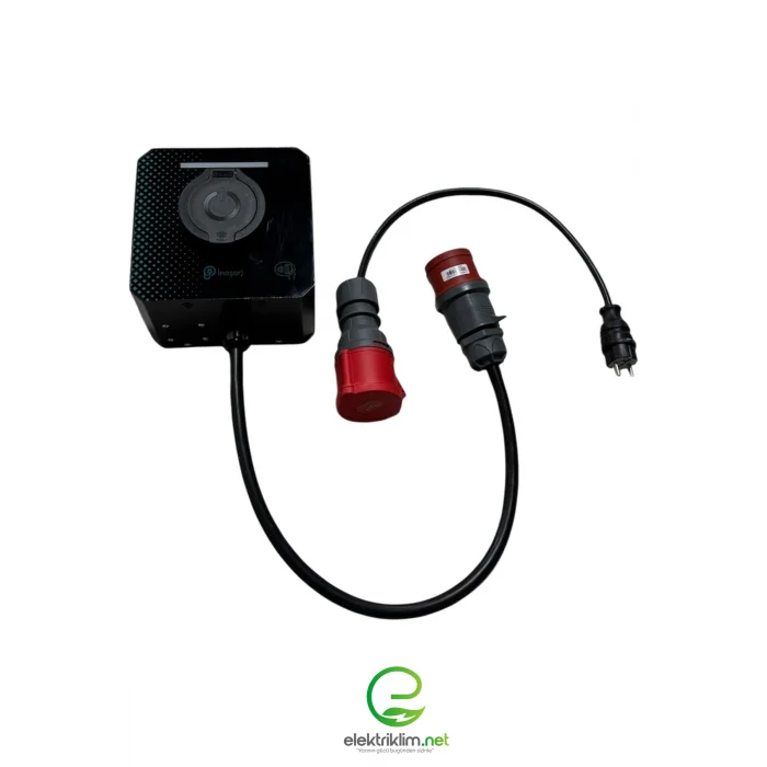 İnoşarj Togg Tesla Uyumlu Taşınabilir Elektrikli Araç Şarj İstasyonu 22kW Hızlı Şarj Gücü