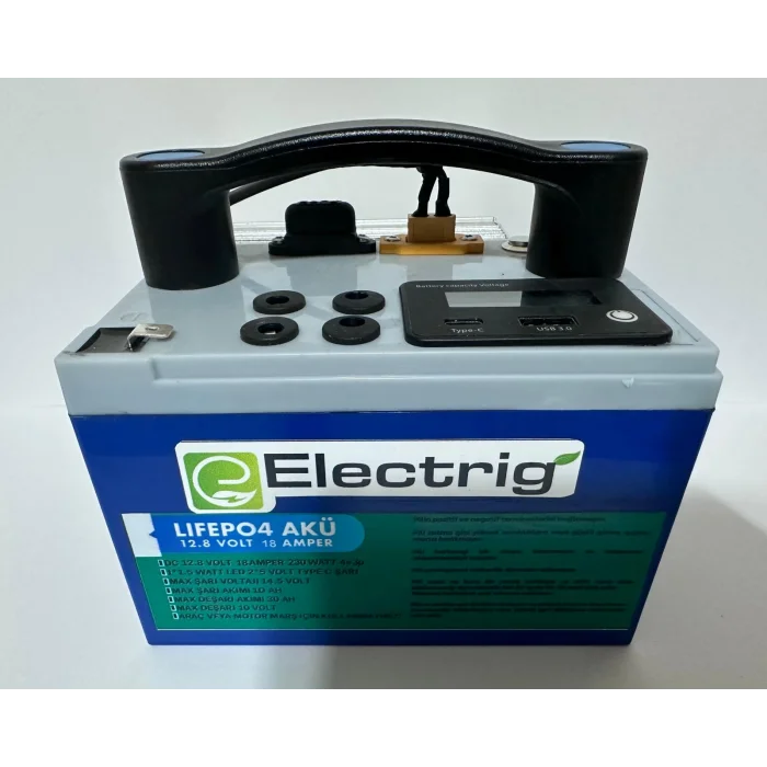 Electrig 12V 18A Taşınabilir Güç İstasyonu