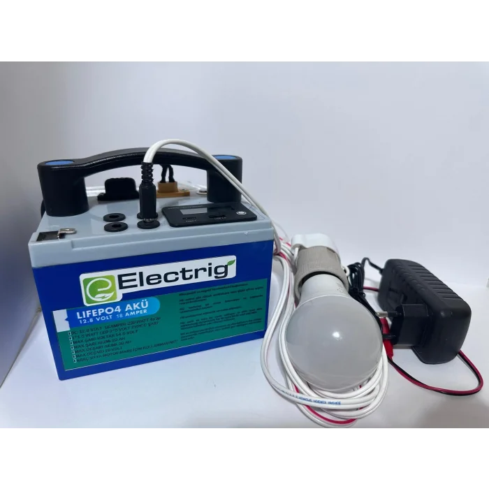 Electrig 12V 18A Taşınabilir Güç İstasyonu