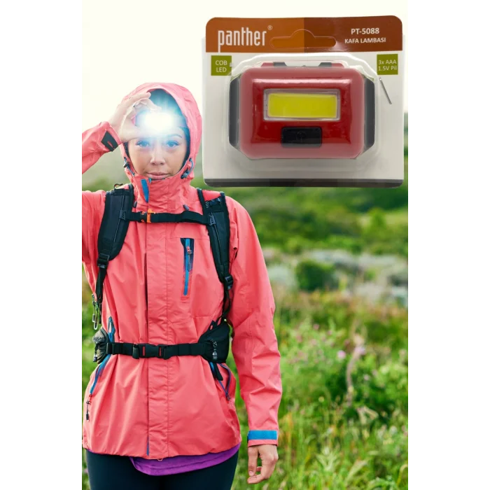 PANTHER PT-5088 PİLLE ÇALIŞAN KAFA LAMBASI