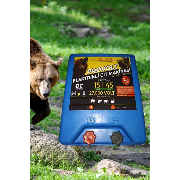 Provolt 27000 Volt Elektrikli Çit Cihazı (Domuz Kovucu)