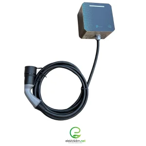 İnoşarj Togg Tesla Uyumlu Taşınabilir Elektrikli Araç Şarj İstasyonu 22kW Hızlı Şarj Gücü