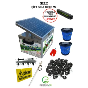 Elektriklim Set-2 Compact Box Elektrikli Çit Sistemi (10000 M)