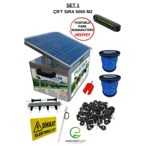 Elektriklim Set-1 Compact Box Elektrikli Çit Sistemi (5000 M)