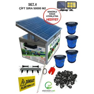 Elektriklim Set-4 Compact Box Elektrikli Çit Sistemi (50000 M)