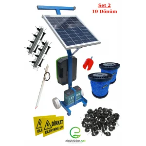 Electrig Arabalı Elektrikli Çit Sistemi Set-2 (10 Dönüme Kadar)