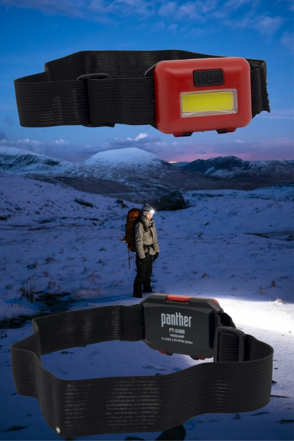 PANTHER PT-5088 PİLLE ÇALIŞAN KAFA LAMBASI