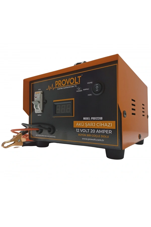Provolt 1220D 12V - 200 Amper Akü Şarj Cihazı