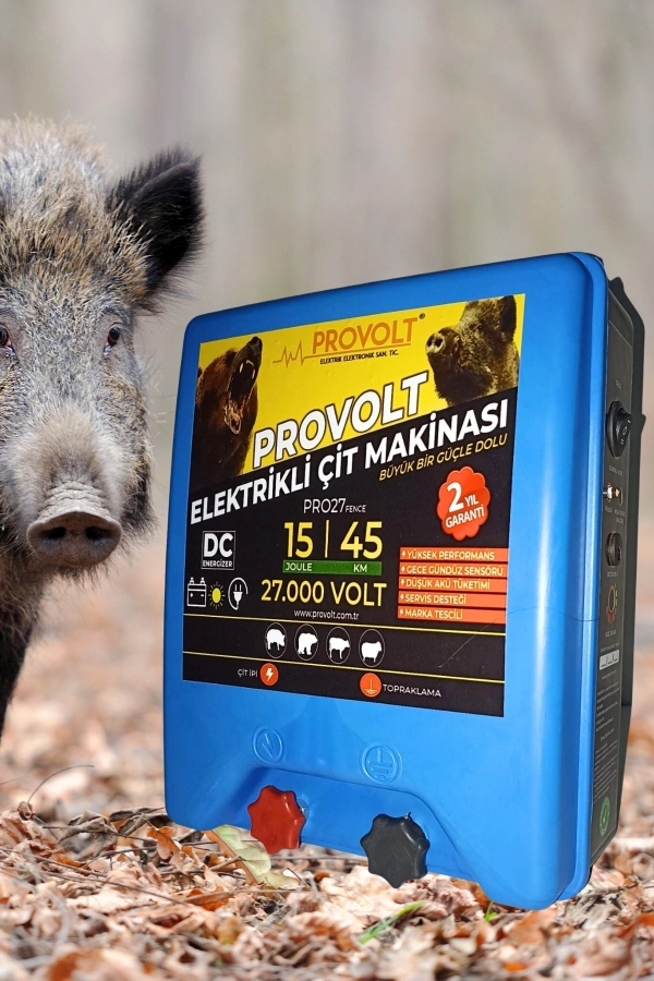 Provolt 27000 Volt Elektrikli Çit Cihazı (Domuz Kovucu)
