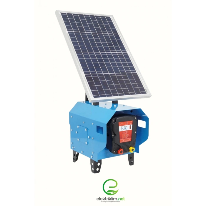 Güneş Enerjili Puhu Compact Elektrikli Çit Cihazı (40 W) (4 Joule = 40.000 m)