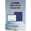 LEXRON 200W SOLAR PANELLİ PROJEKTÖR