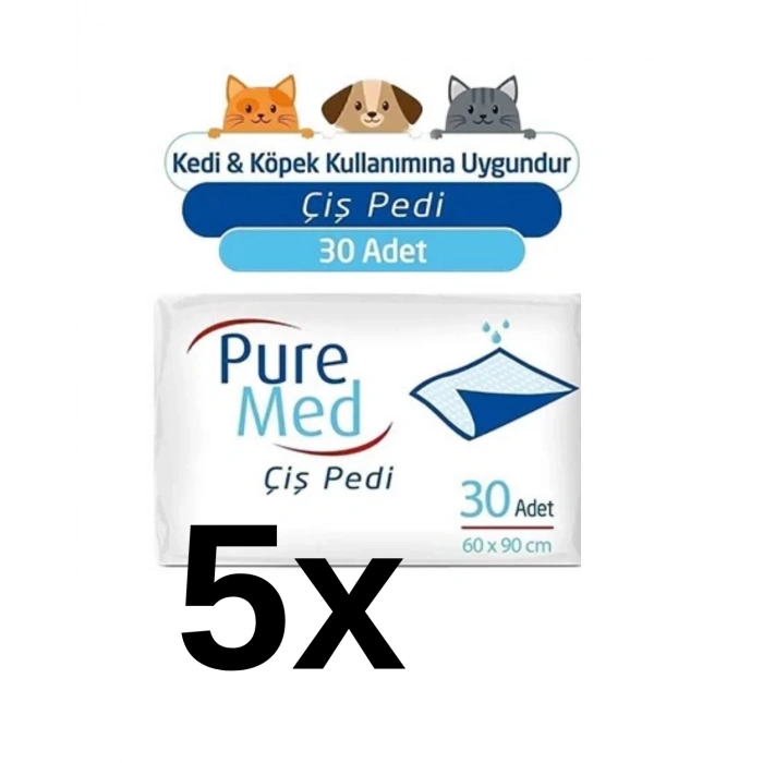 60x90cm Hasta Altı Bezi Serme Yatak Koruyucu 30 Adet X 5 Paket