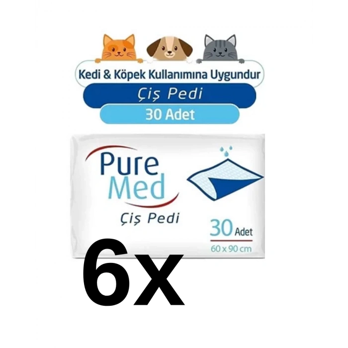 60x90cm Hasta Altı Bezi Serme Yatak Koruyucu 30 Adet X 6 Paket