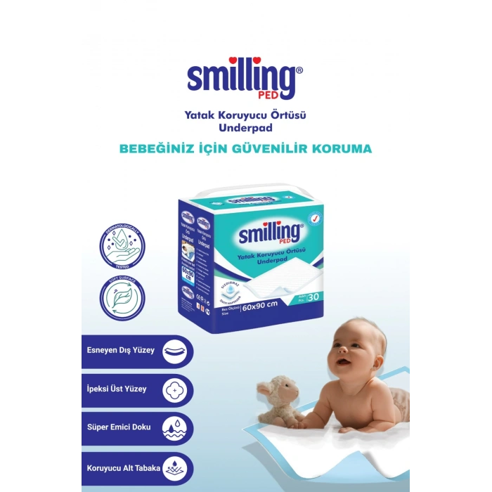 Bebek Altı Koruyucu Bez 60x90 30lu( 30 ADET )