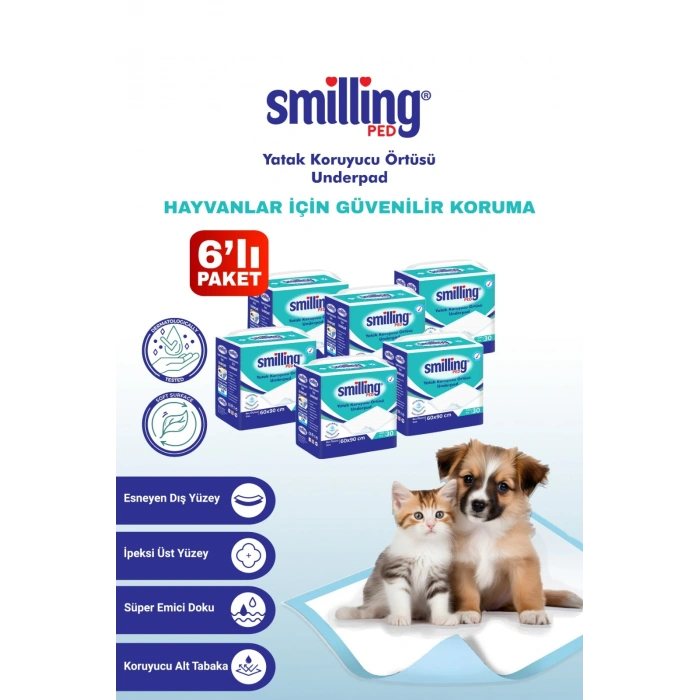 Köpek Çiş Pedi 60x90 30lu( 180 ADET )