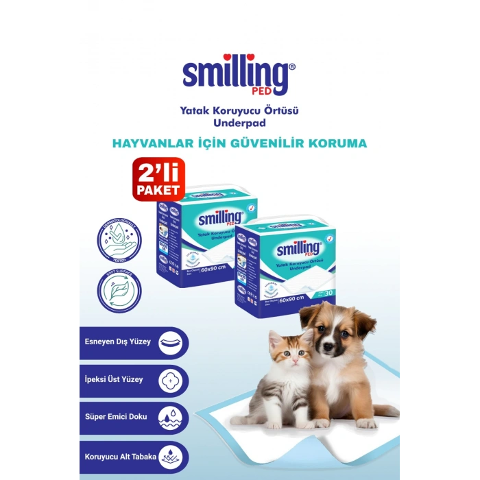 Köpek Çiş Pedi 60x90 30lu( 60 ADET )