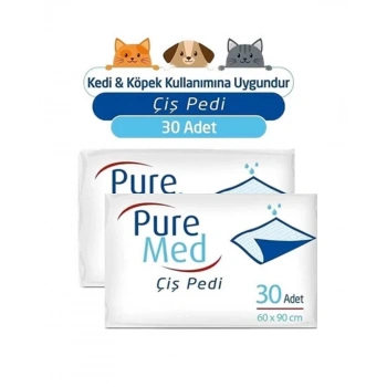 60x90cm Hasta Altı Bezi Serme Yatak Koruyucu 30 Adet X 2 Paket