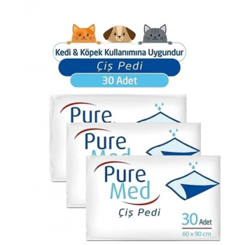 60x90cm Hasta Altı Bezi Serme Yatak Koruyucu 30 Adet X 3 Paket